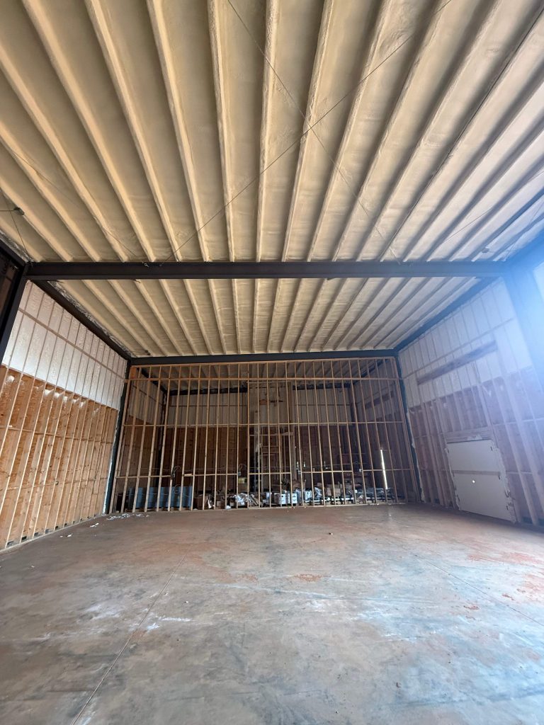 Closed Cell Spray Foam in ceiling 