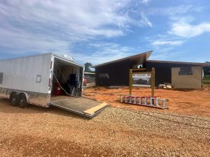 Camp Sojourn Foxworth MS with Pine Belt Insulation truck