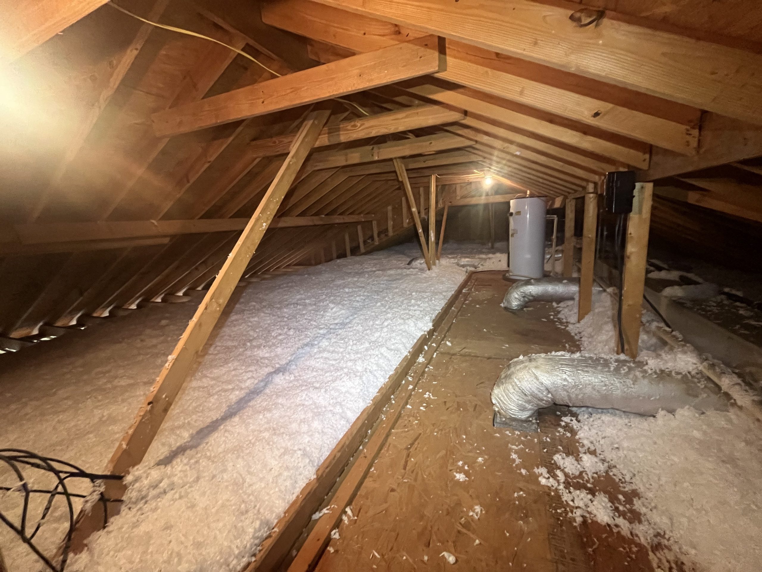 Blown in Fiberglass insulation